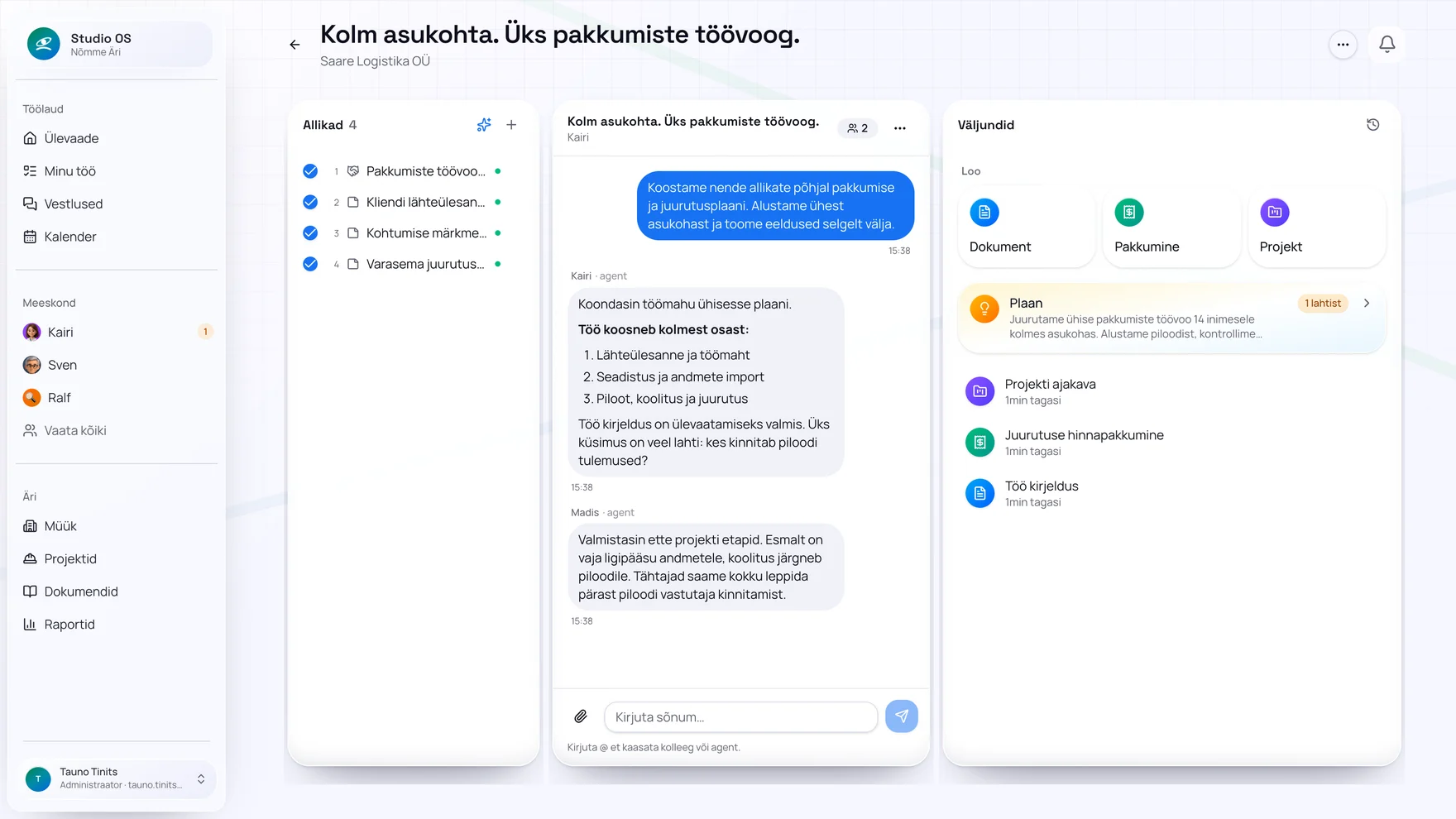Mõttest läbimõeldud projektiplaanini